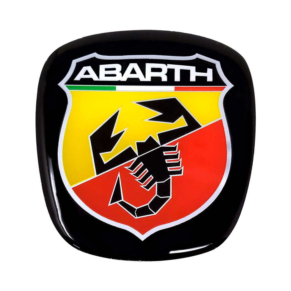 Pegatina 3D Abarth Logo de repuesto para Fiat Panda después de 2012