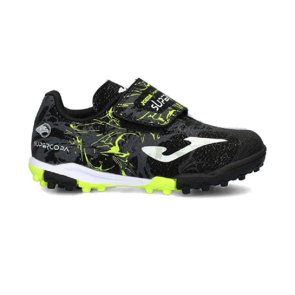 JOMA SUPER COPA JR TF NEGRO/AMARILLO FLUOR 2401