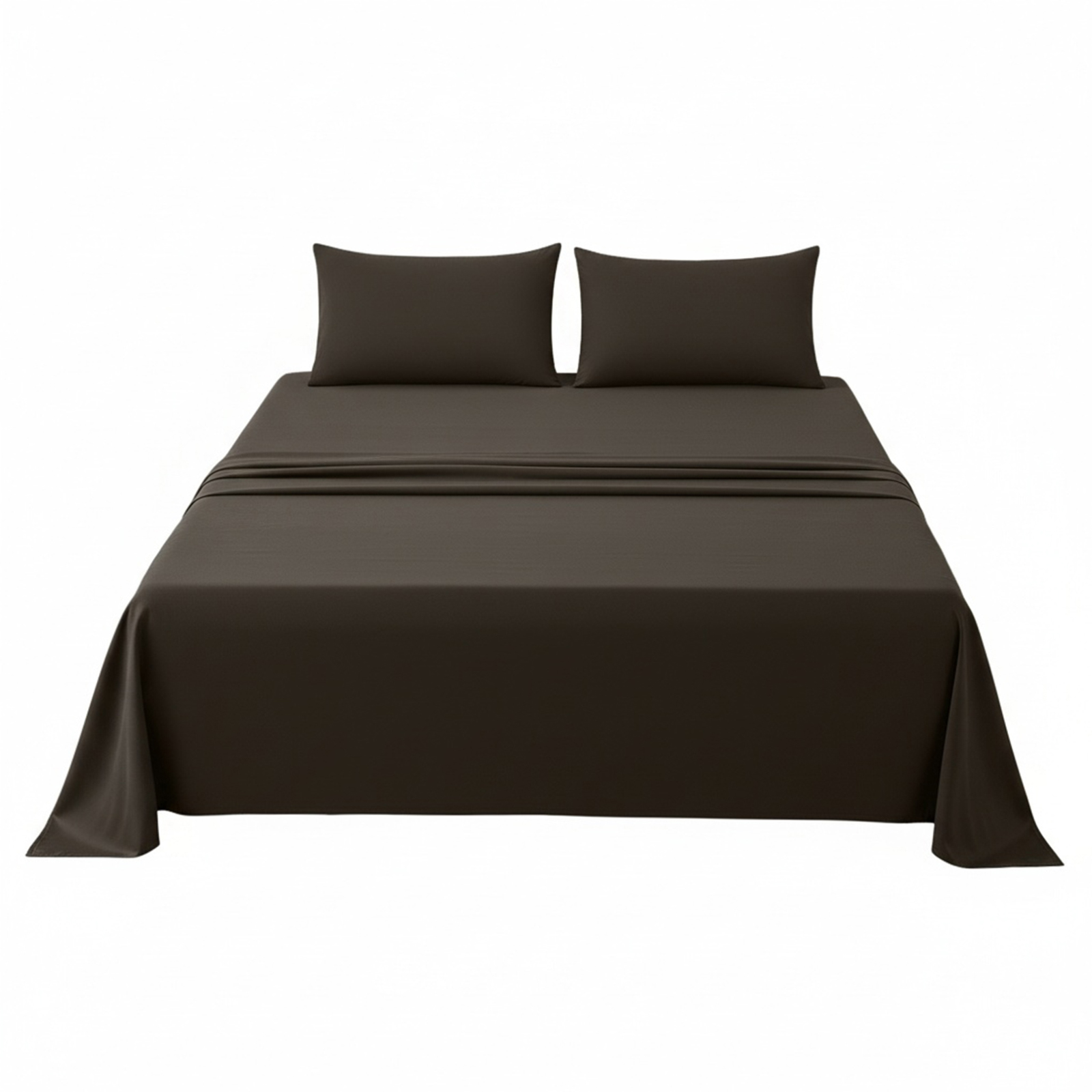 Juego de Sábanas Lisas 100% Poliéster Ultra Suave Transpirable, Set Completo con Sábanas y Fundas de Almohada, Antiarrugas y Resistente al Desgaste, Lavable a Máquina, Colores Neutros Modernos para Dormitorio, Hogar y Apartamento Turístico