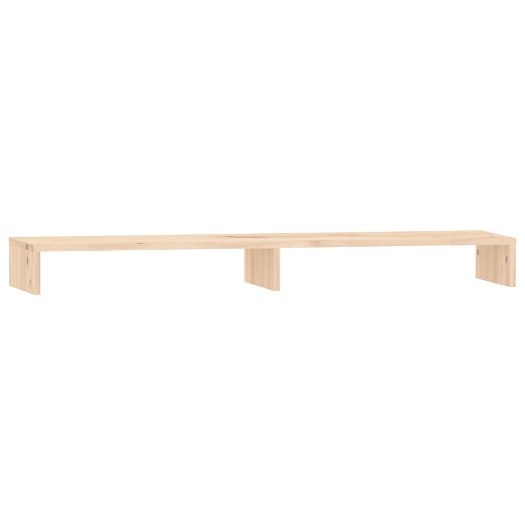vidaXL Soporte para monitor madera maciza de pino 50x27x10 cm