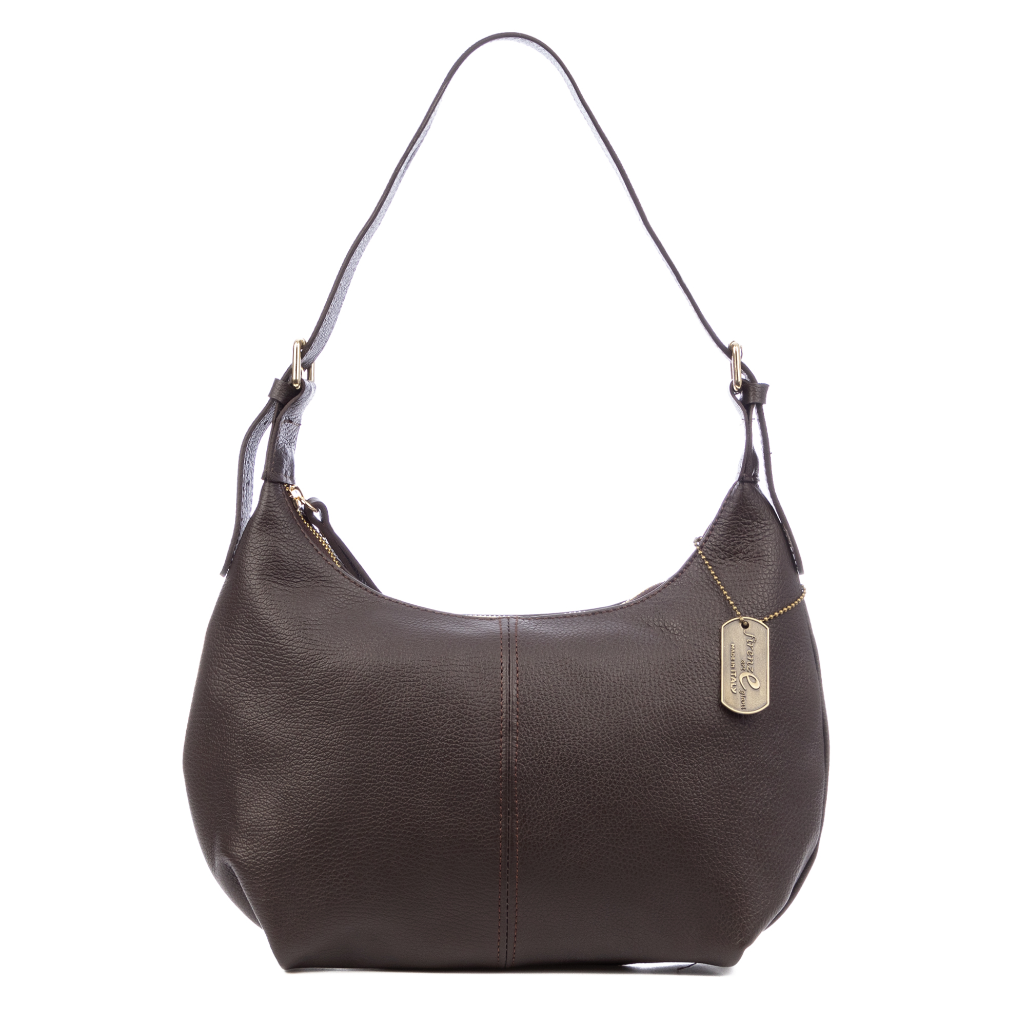 FIRENZE ARTEGIANI Aulla bolso de hombro mujer. Piel auténtica Dollaro. 33x7x20cm