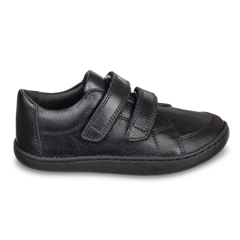 ZAPATILLAS BAREFOOT COLEGIALES PIEL NEGRO