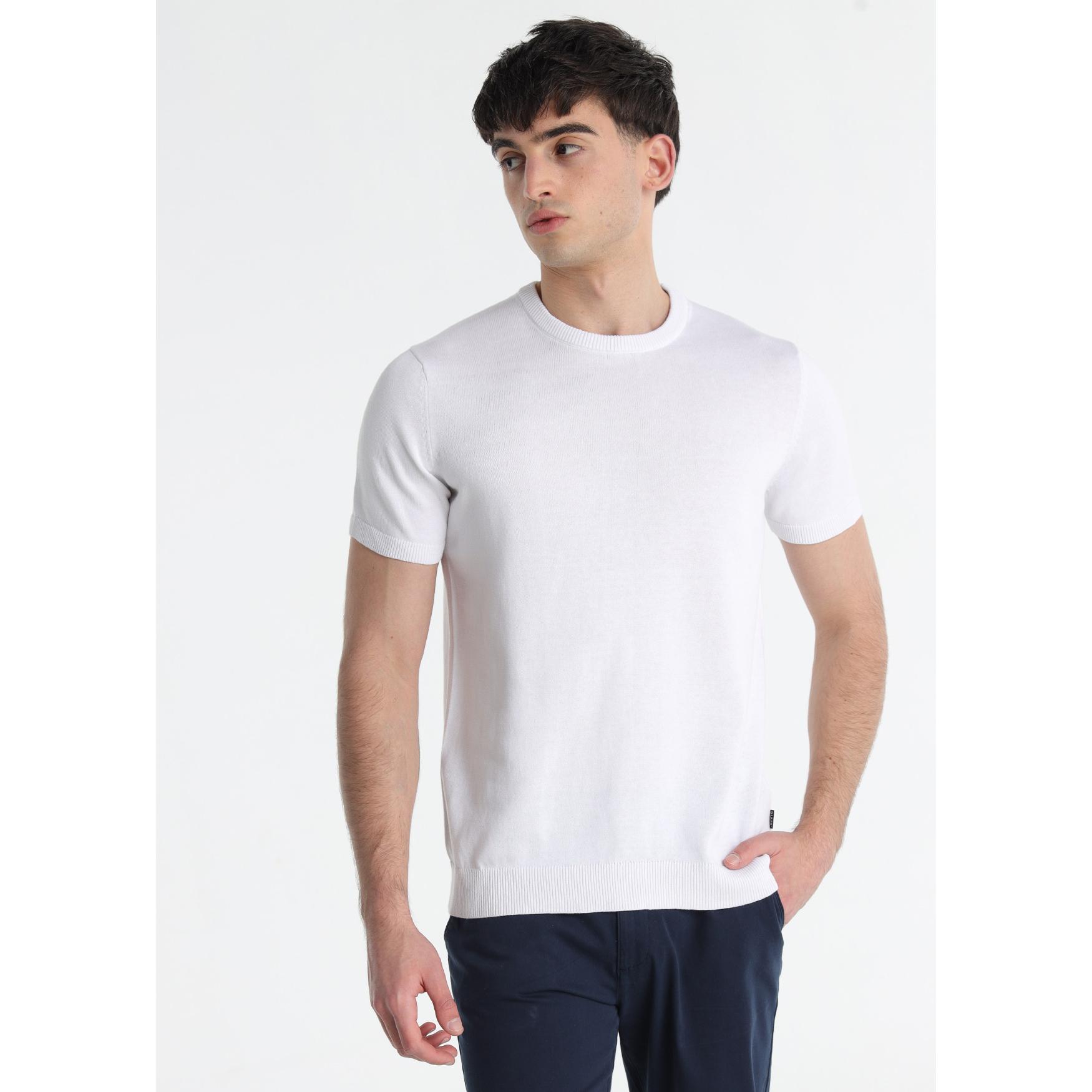SIX VALVES - Camiseta Punto Logo White