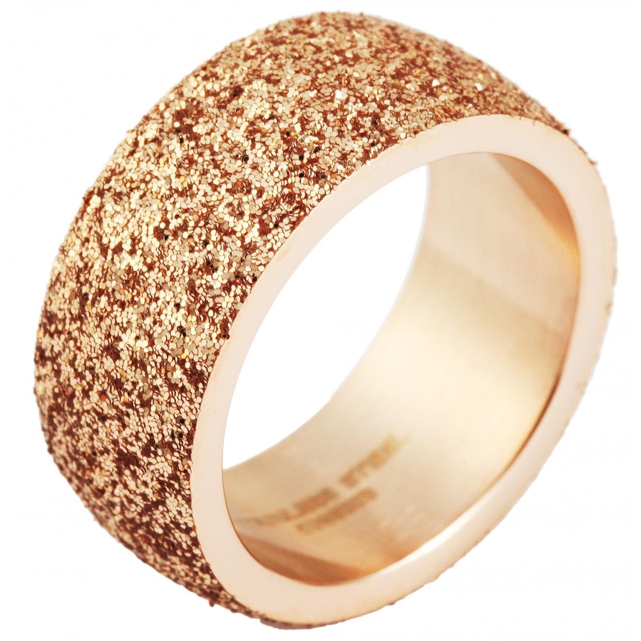 Akzent® Anillo Mujer Rose Gold em Aço Inoxidável - Tam.58 - 0003