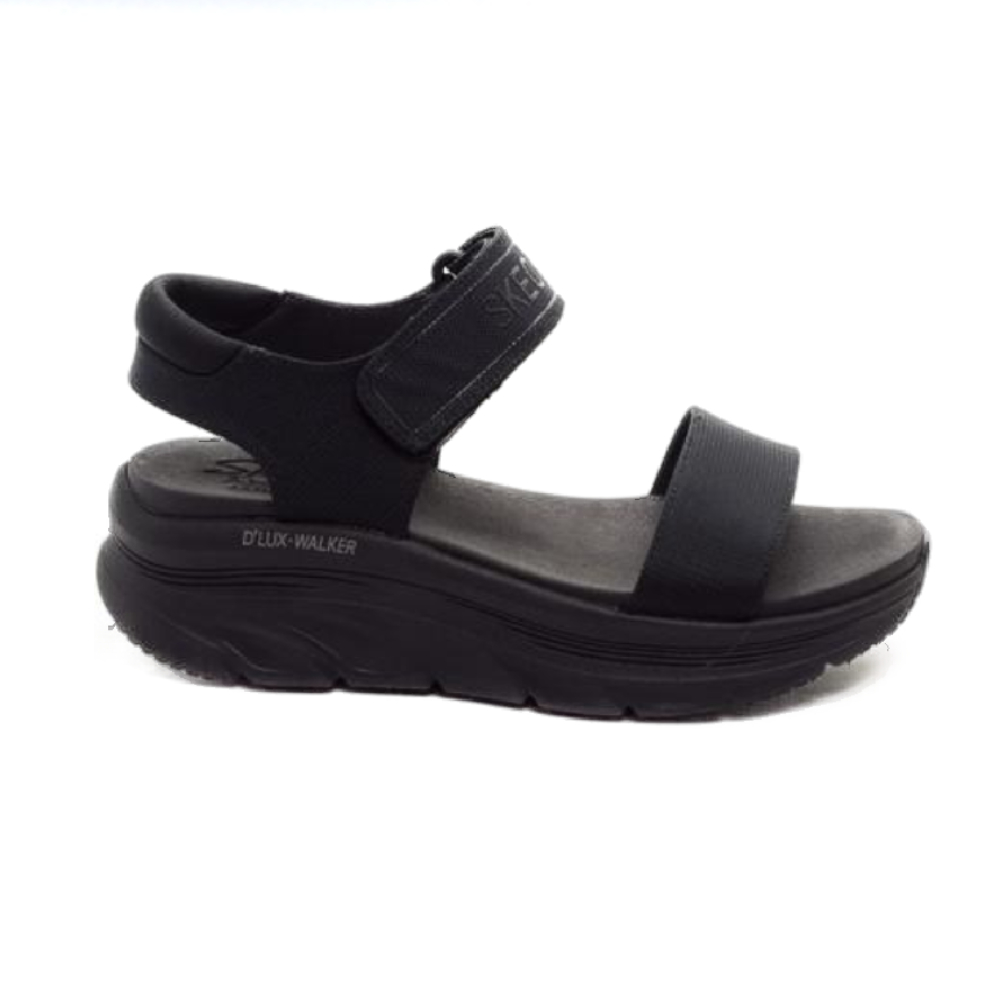 Shoes Sandalias marca Skechers para mujer en color negro