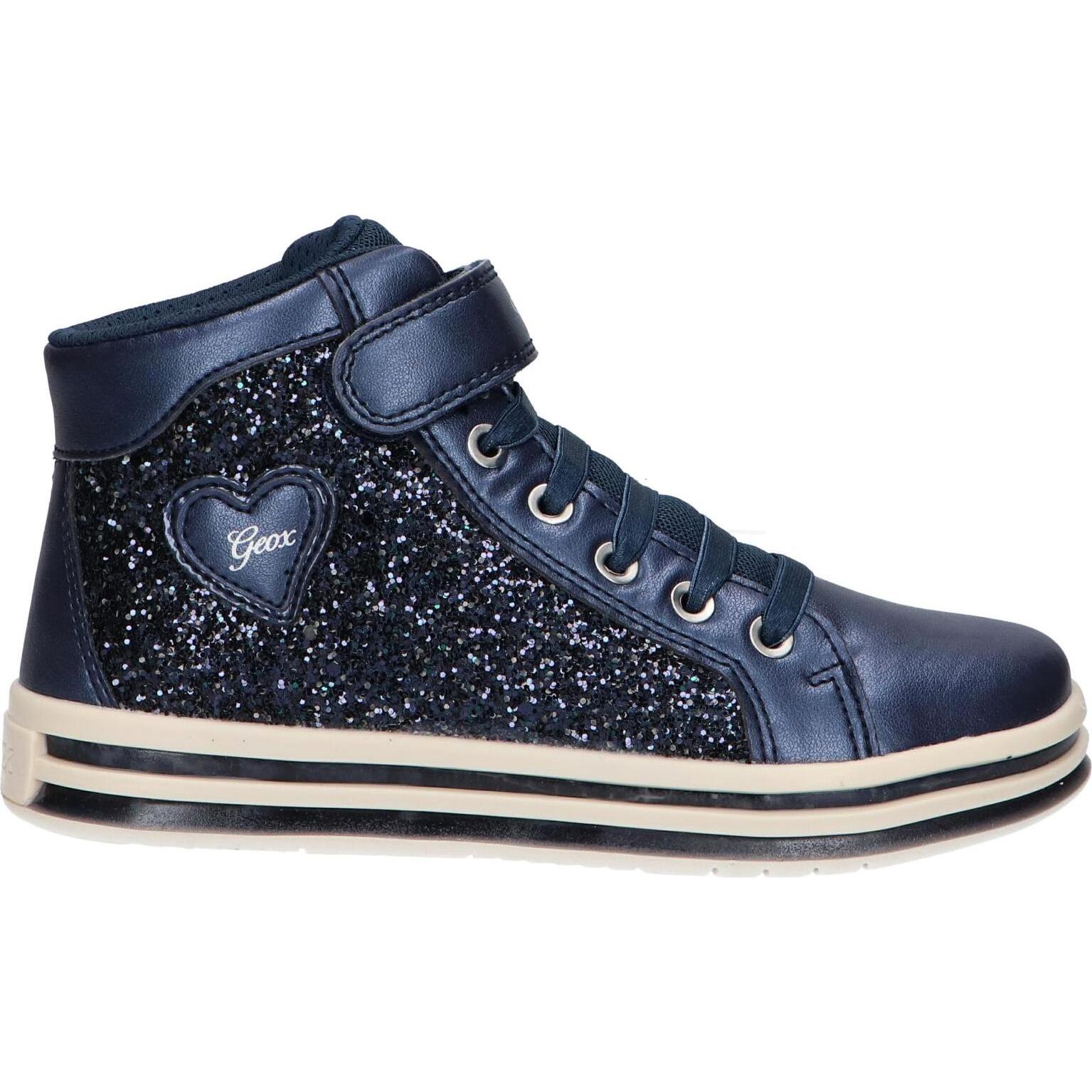 Geox girl's sneakers j26eva 0ewnf j pawnee girl c4002 navy
