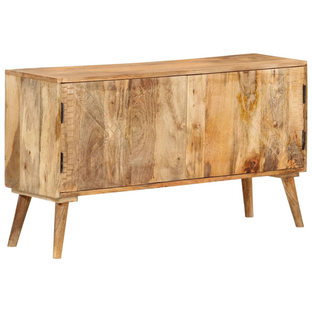 vidaXL Aparador de madera maciza de mango 110x30x60 cm