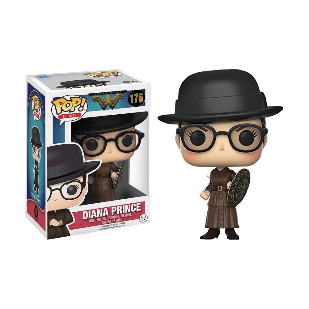 FUNKO POP! DC WONDER WOMAN - PRINCESA DIANA, 14012, Nº 176, TIENDA CON LICENCIA OFICIAL, FIGURA, JUGUETE, CABEZÓN, VINILO, MUÑECO, SUPERHÉROES, PELÍCULA, COMICS