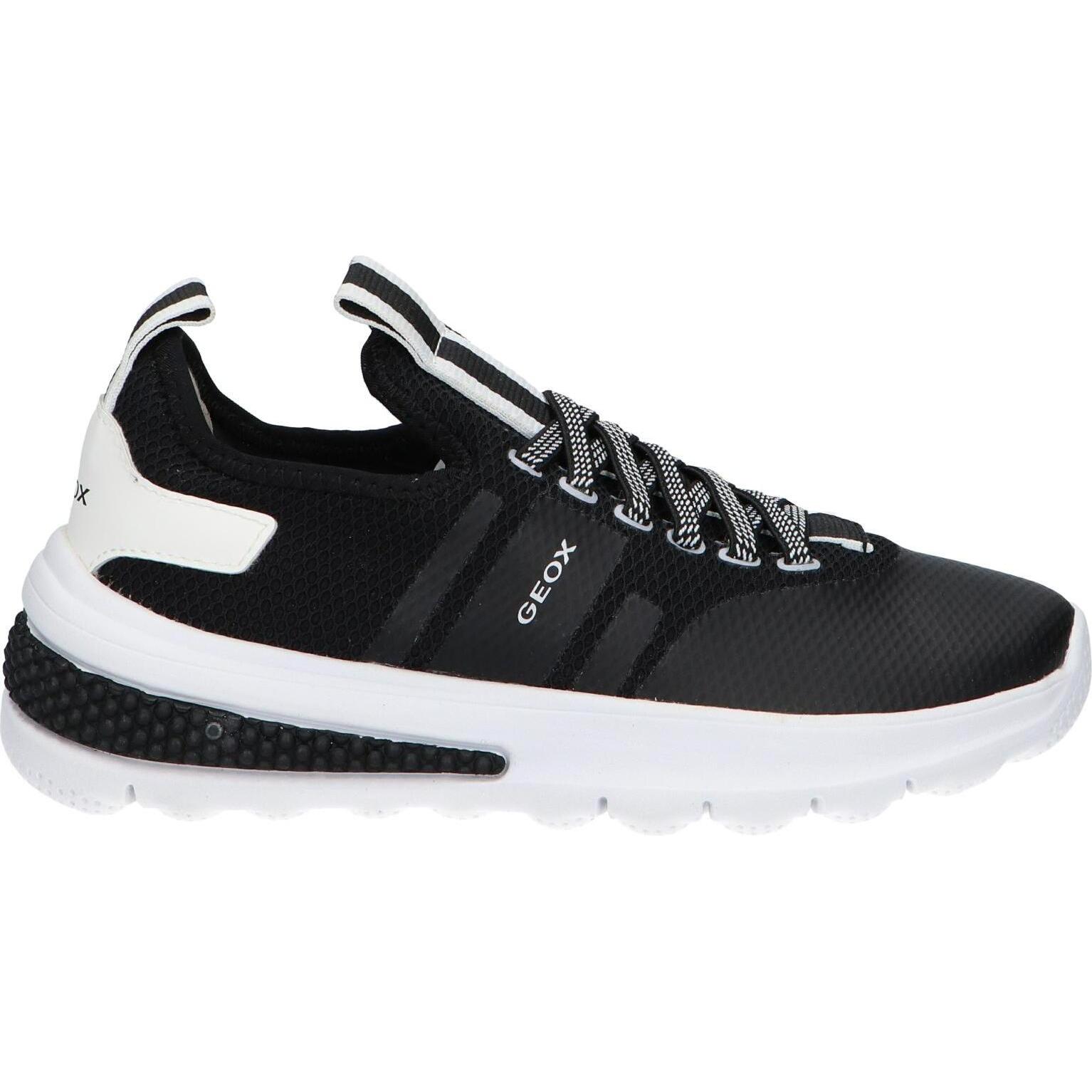 Women's and girls' geox sneakers j45lxb 0159j j activart c0127 black-white