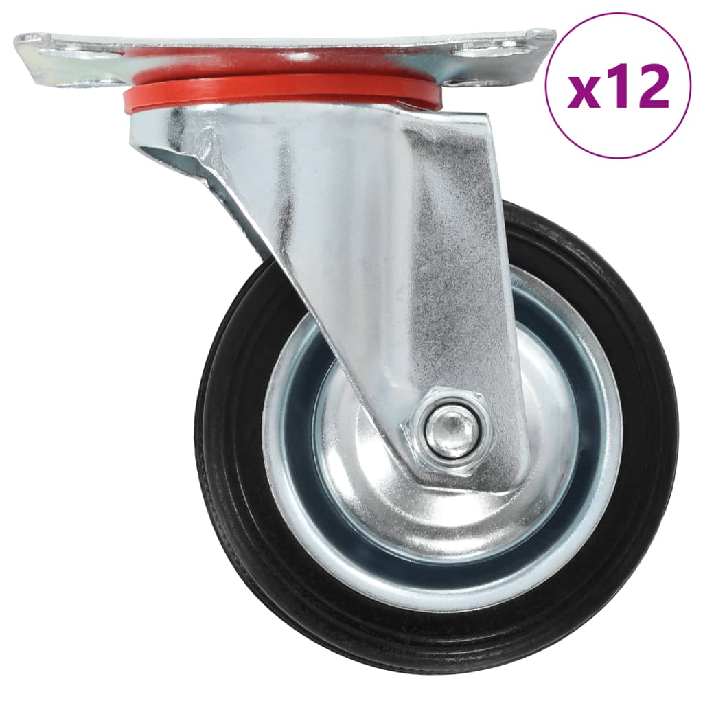 vidaXL Ruedas Giratorias con Diámetro 75mm Manipulación Materiales Muebles Cantidad 4 unidades,  8 unidades,  12 unidades y mas