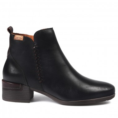 Botines para mujer fabricados en España Pikolinos Málaga W6W-8950 Negro