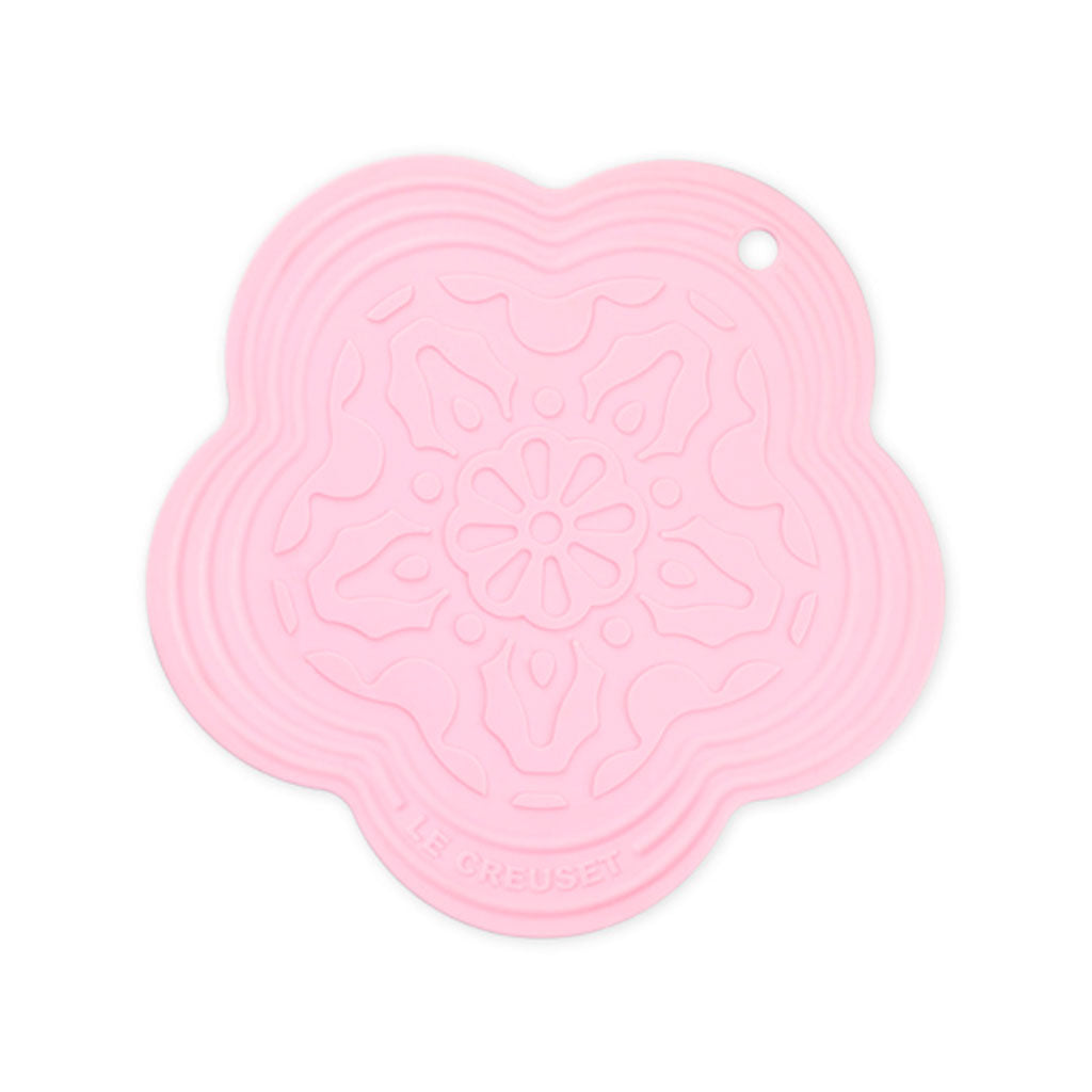 Salvamanteles de Silicona Flower Power de Le Creuset - Protege Mesas y Manteles hasta 250 °C, Ideal como Agarrador y Base Antideslizante
