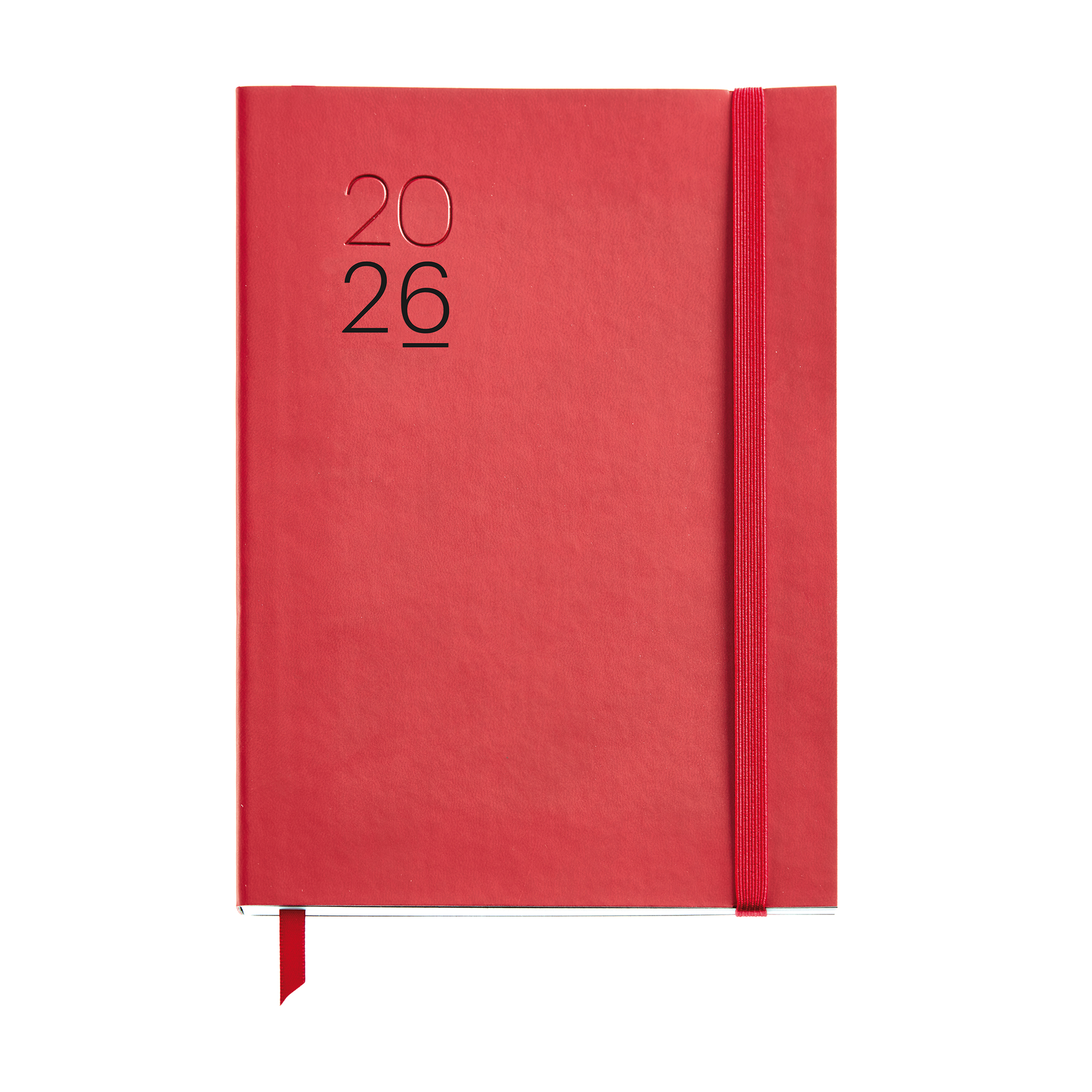 Agenda plus día por página luxor flex 2026 miquel rius rojo