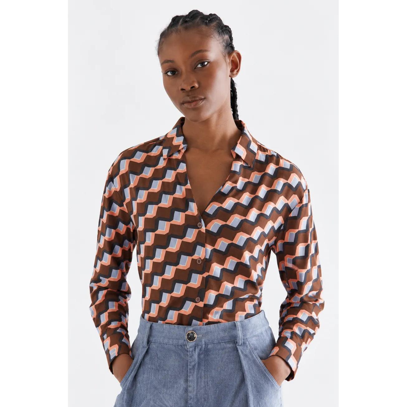 Compañia Fantastica Camisa Mujer Estampado Scala