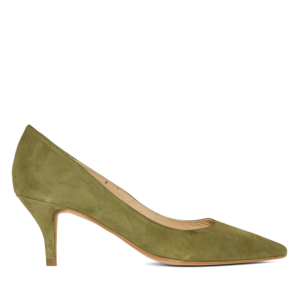 Elodie Salón Amanda en Piel de Ante Pino - Tacón 65mm - Estilo Clásico