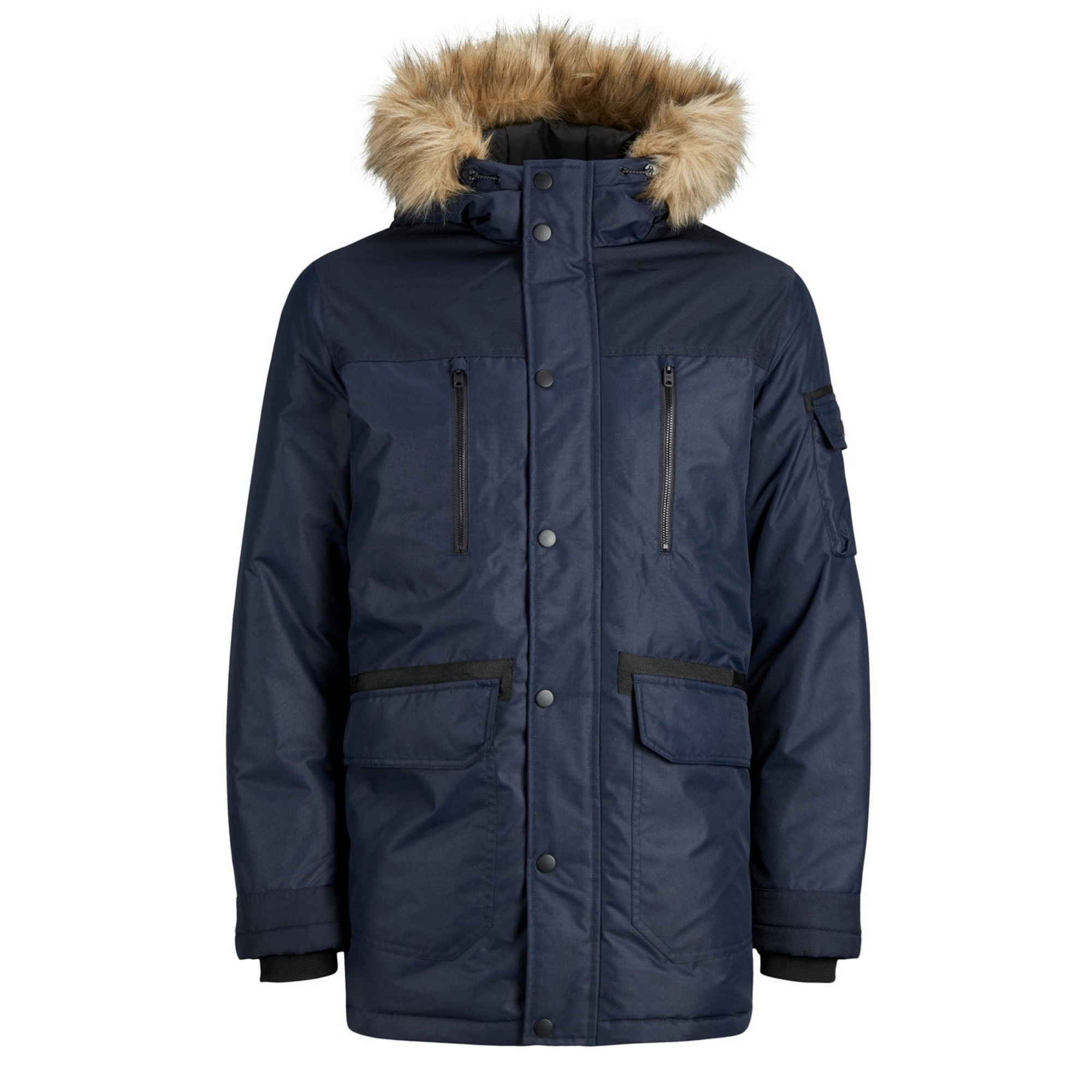 JACK&JONES Hombre Anorak Chaqueta Cazadora Parka Abrigo 26290
