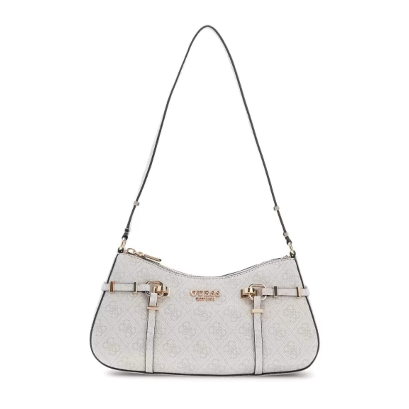 Bolso Guess Leona crudo hombro ovalado para mujer
