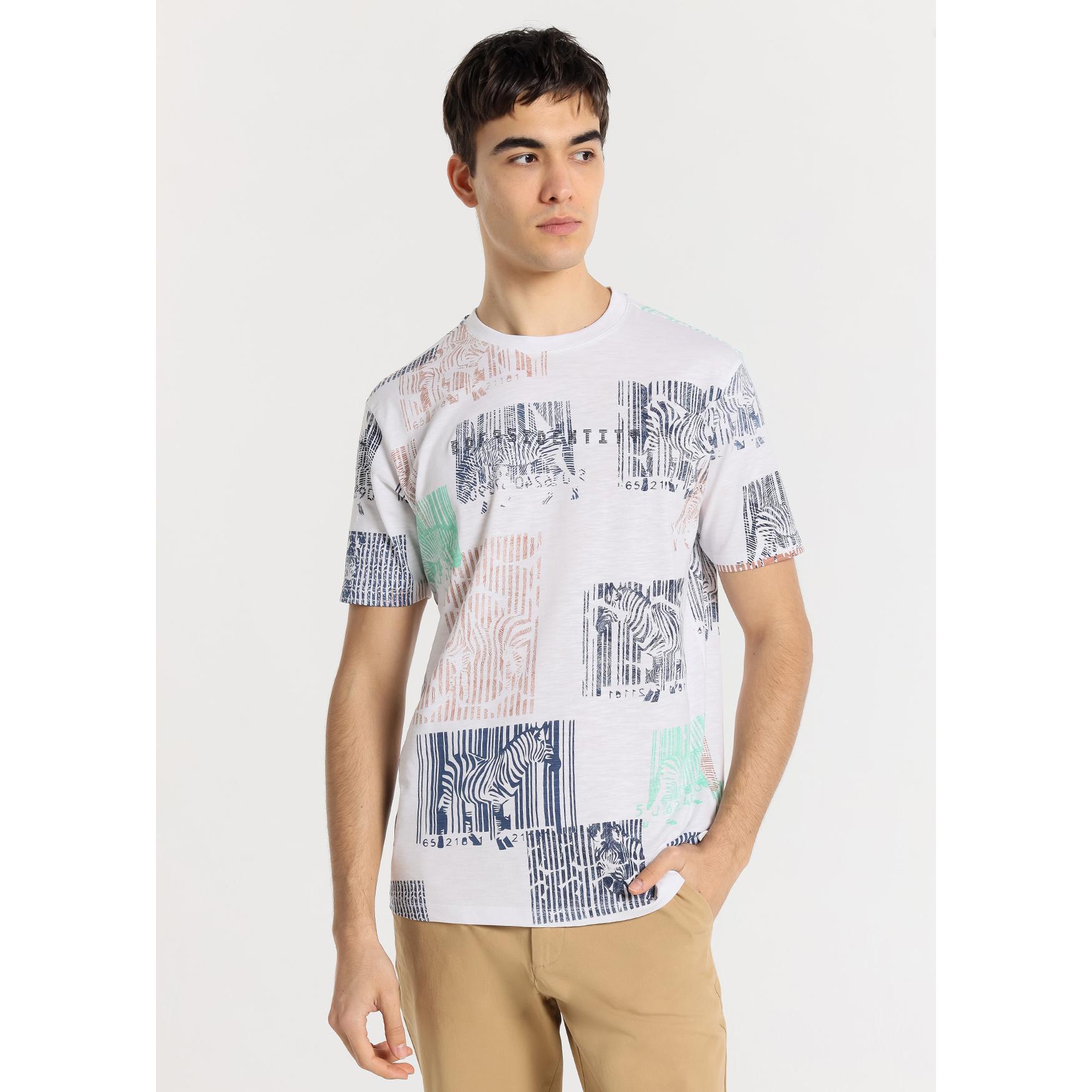 BENDORFF - Camiseta Cebra Barra Blanca
