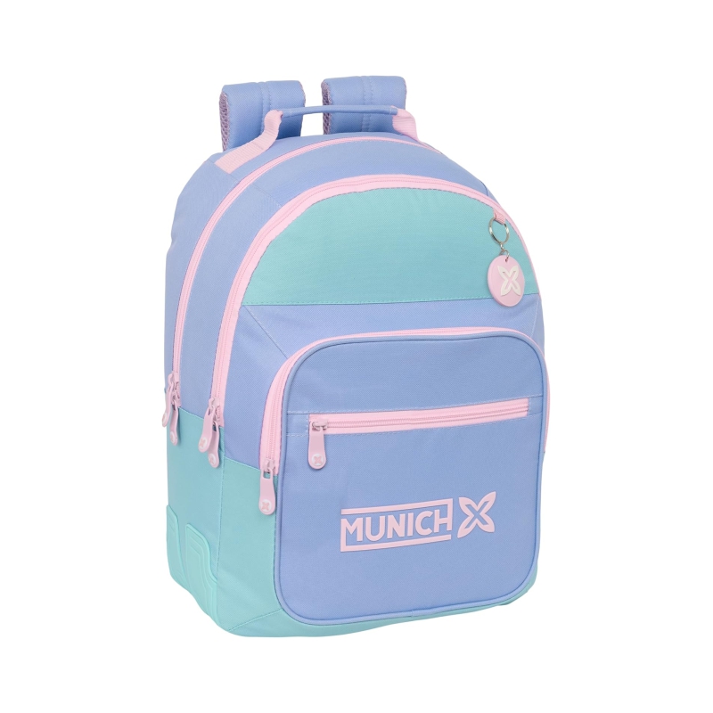 Mochila escolar Munich Mellow | SAFTA -Mochila adaptable a carro (o carro incluido), 42 cm, 20 litros