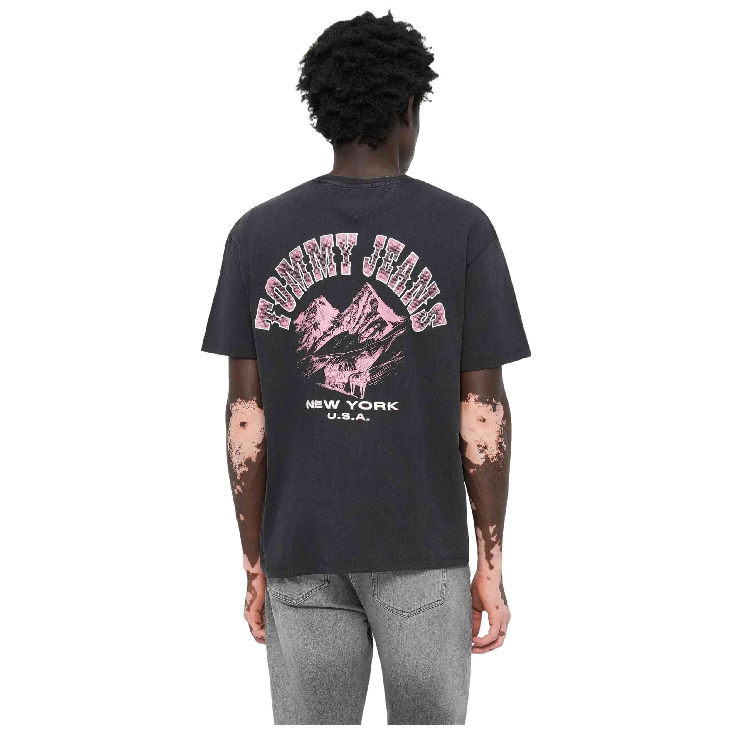 Camiseta De Manga Corta Tommy Hilfiger para Hombre en color Negro