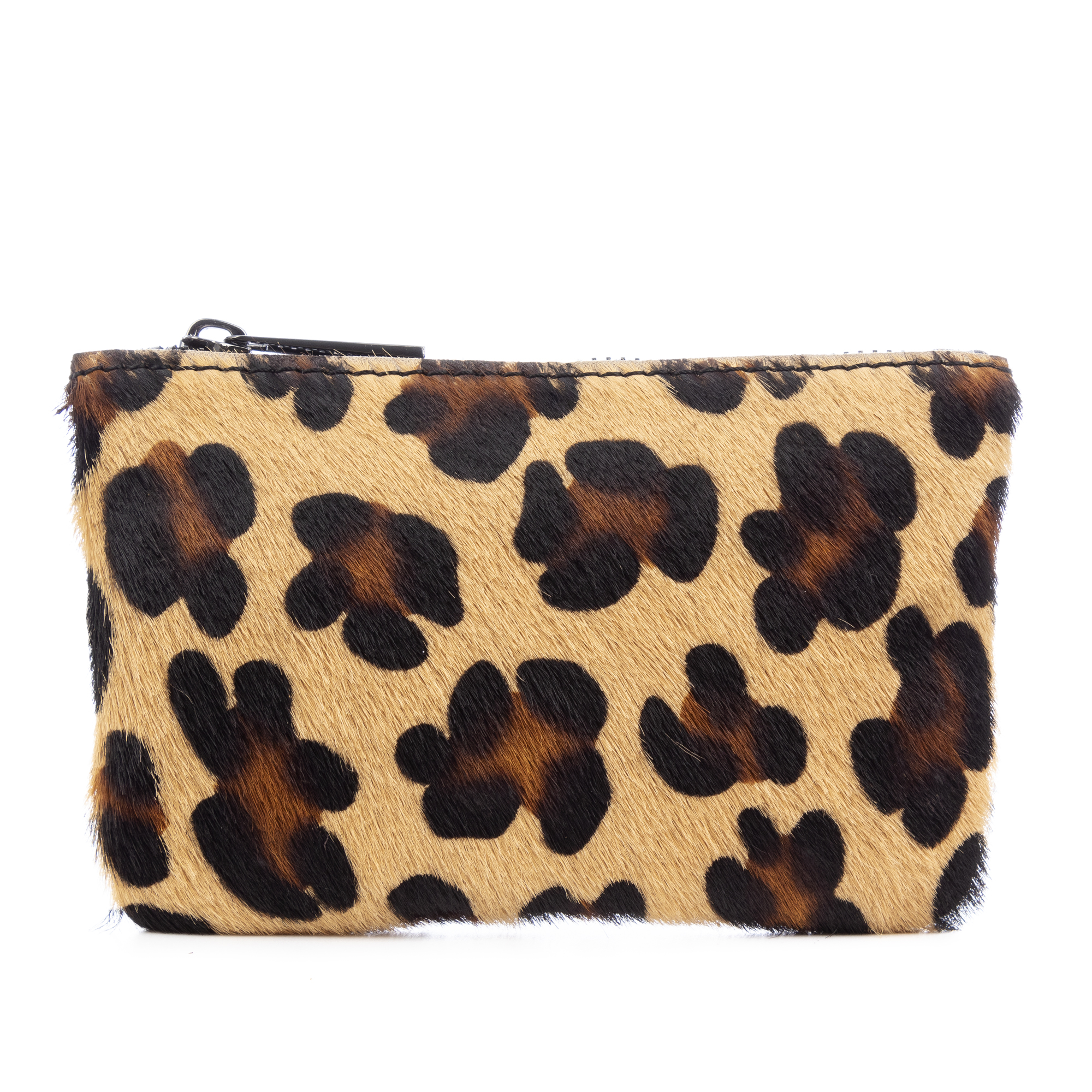 FIRENZE ARTEGIANI. Augusta monedero de piel auténtica Cavallino estampado. 16,5x2x10,5cm.