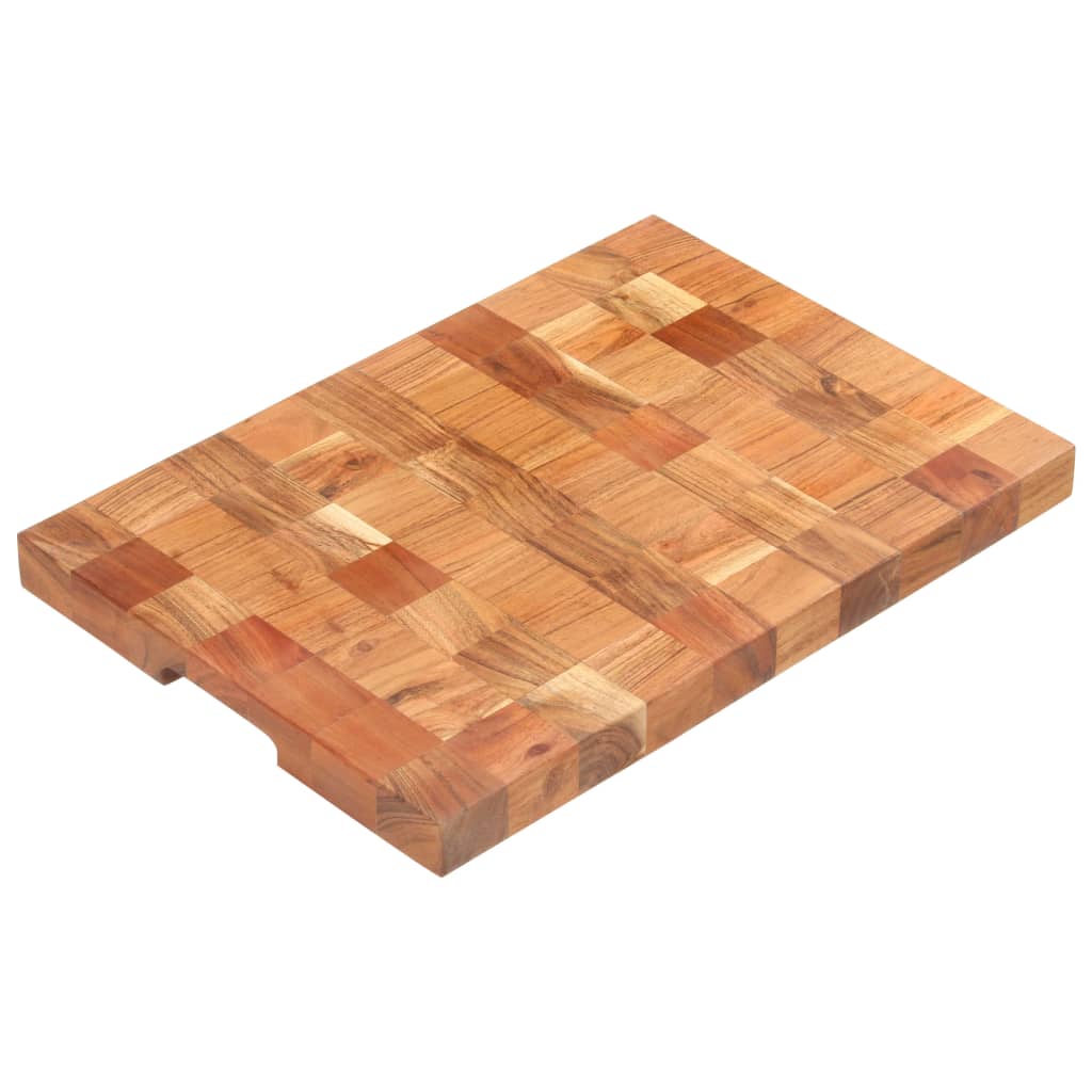 vidaXL Madera Maciza de Acacia Tabla de Cortar Rebanar Picar Dimensiones 40 x 30 x 3.8 cm, 50 x 34 x 3.8 cm, 60 x 40 x 3.8 cm