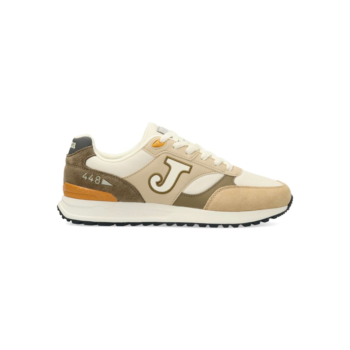 Joma - Zapatillas sneakers casual vintage C448 para hombre, con parte superior de mesh transpirable y piel sintética, mediasuela phylon y suela de caucho