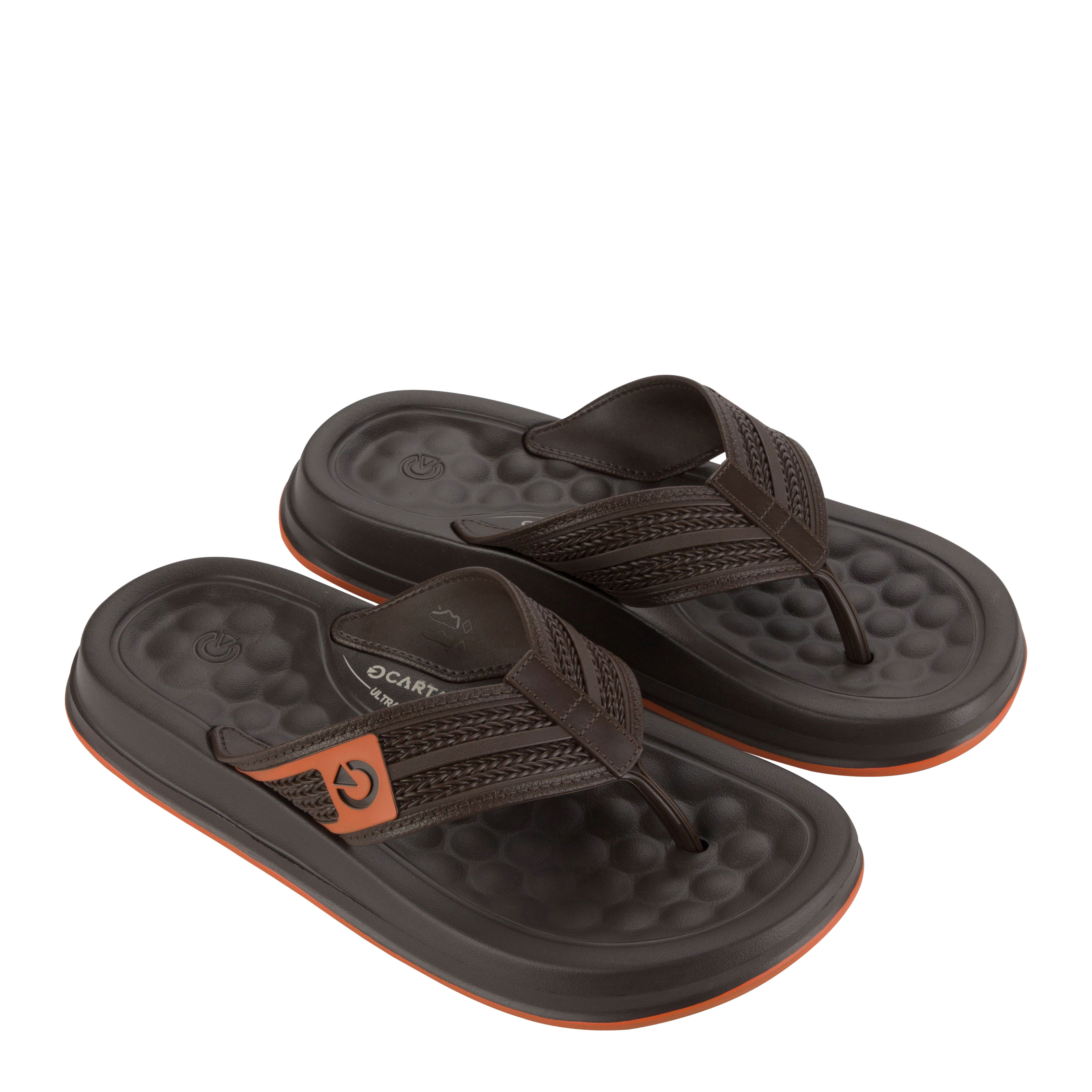 Cartago Chanclas Marrón C 12209-AS407 , para Hombre