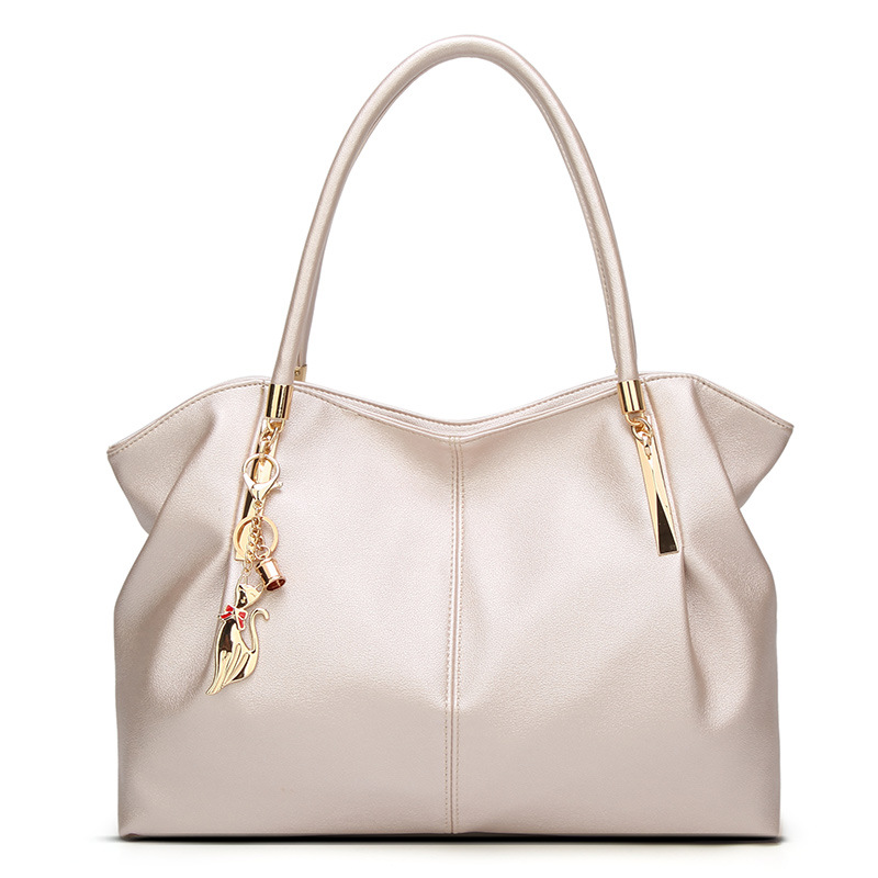 Bolso de mano de temperamento de moda, bolso de mano de cuero PU para mujer, bolso de hombro, billetera para mujer