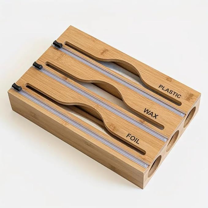 Dispensador con cortador, caja de almacenamiento de cocina