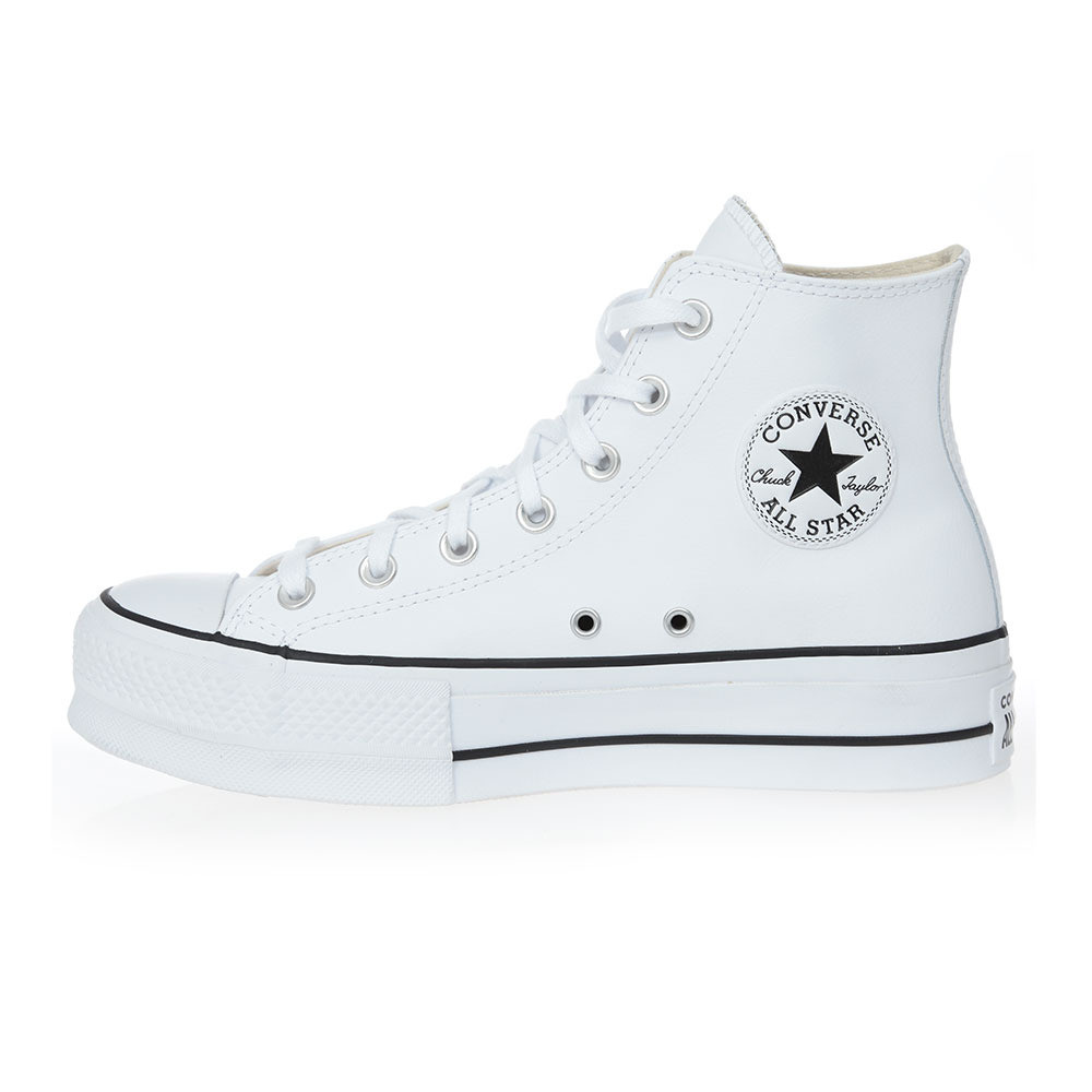 Zapatillas Converse Chuck Taylor Lift Hi Blanco Piel 561676C