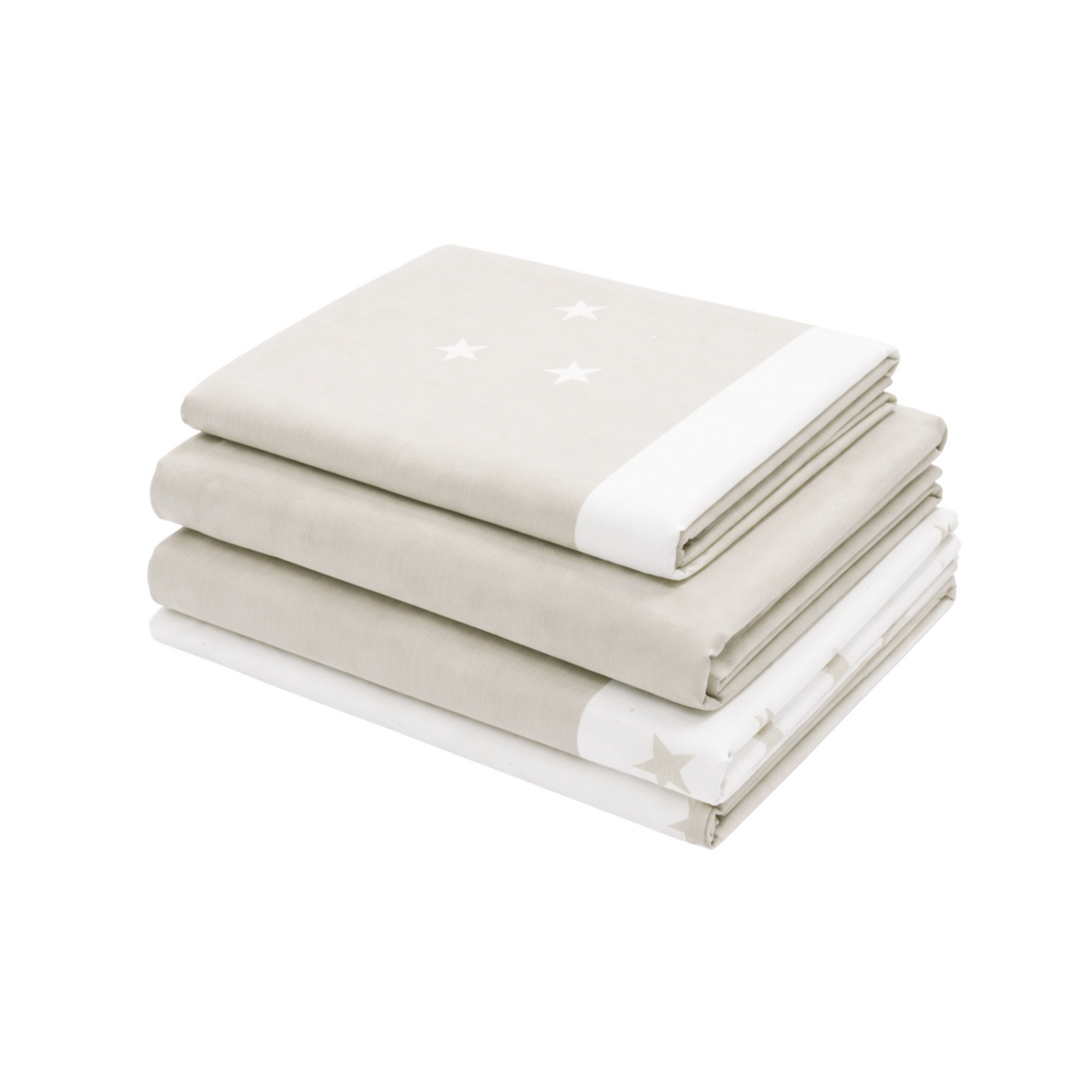 DECO-CASA Juego de Sábanas 3/4 Piezas para Cama 90.105.135.150.180 cm Incluye Encimera, Bajera Ajustable y 1/2 Funda Almohada Estampada Aleatorios.