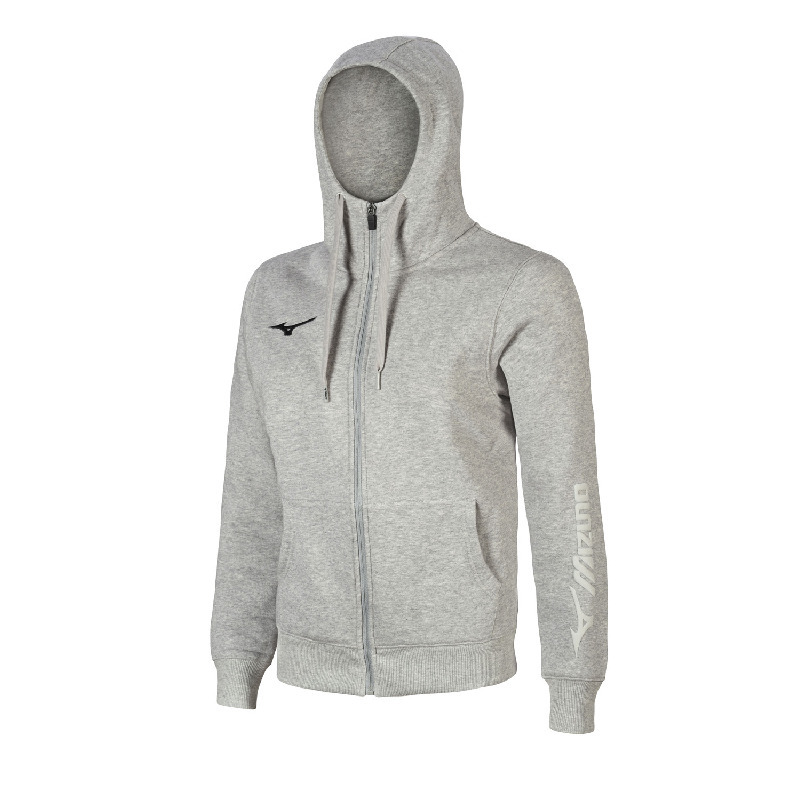 SUDADERA ABIERTA DE HOMBRE ALGODÓN CON CAPUCHA MIZUNO