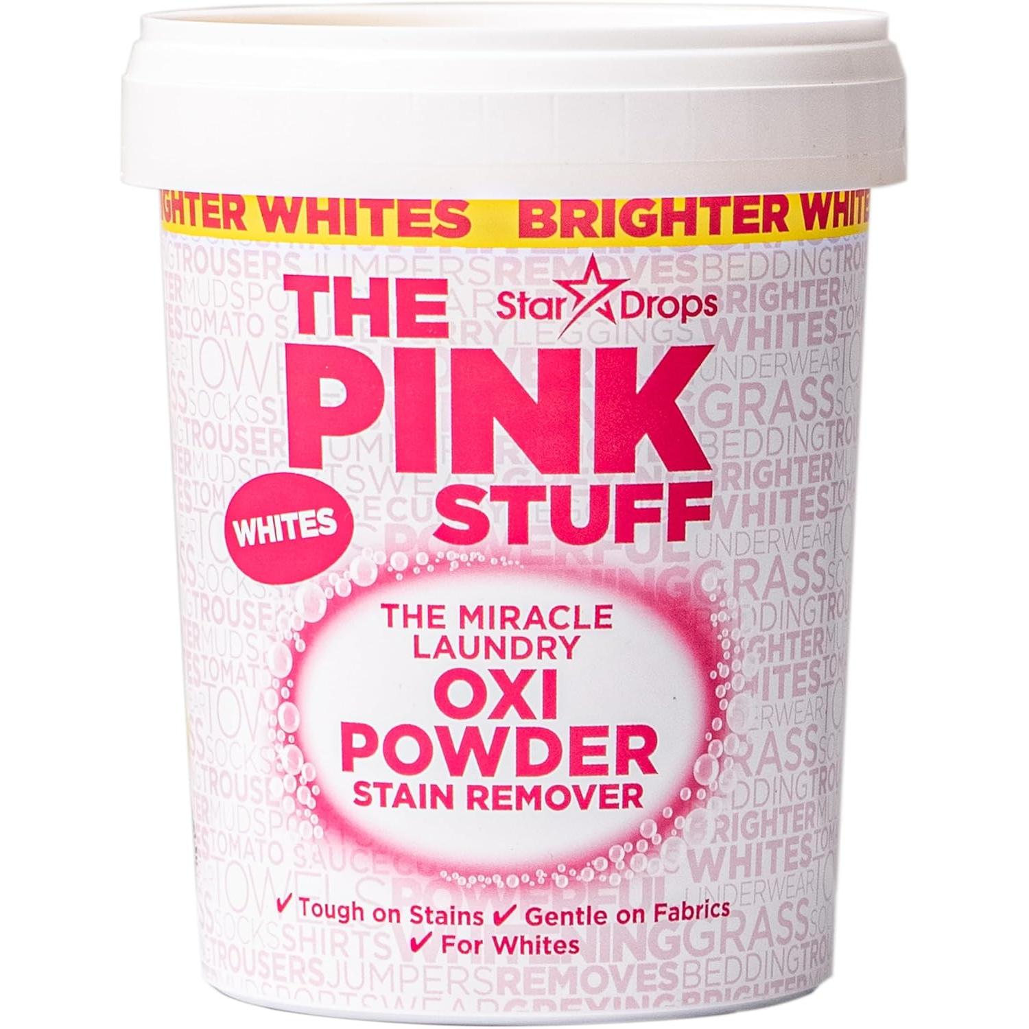 The Pink Stuff Oxi Polvo Quitamanchas para Blancos 1 kg