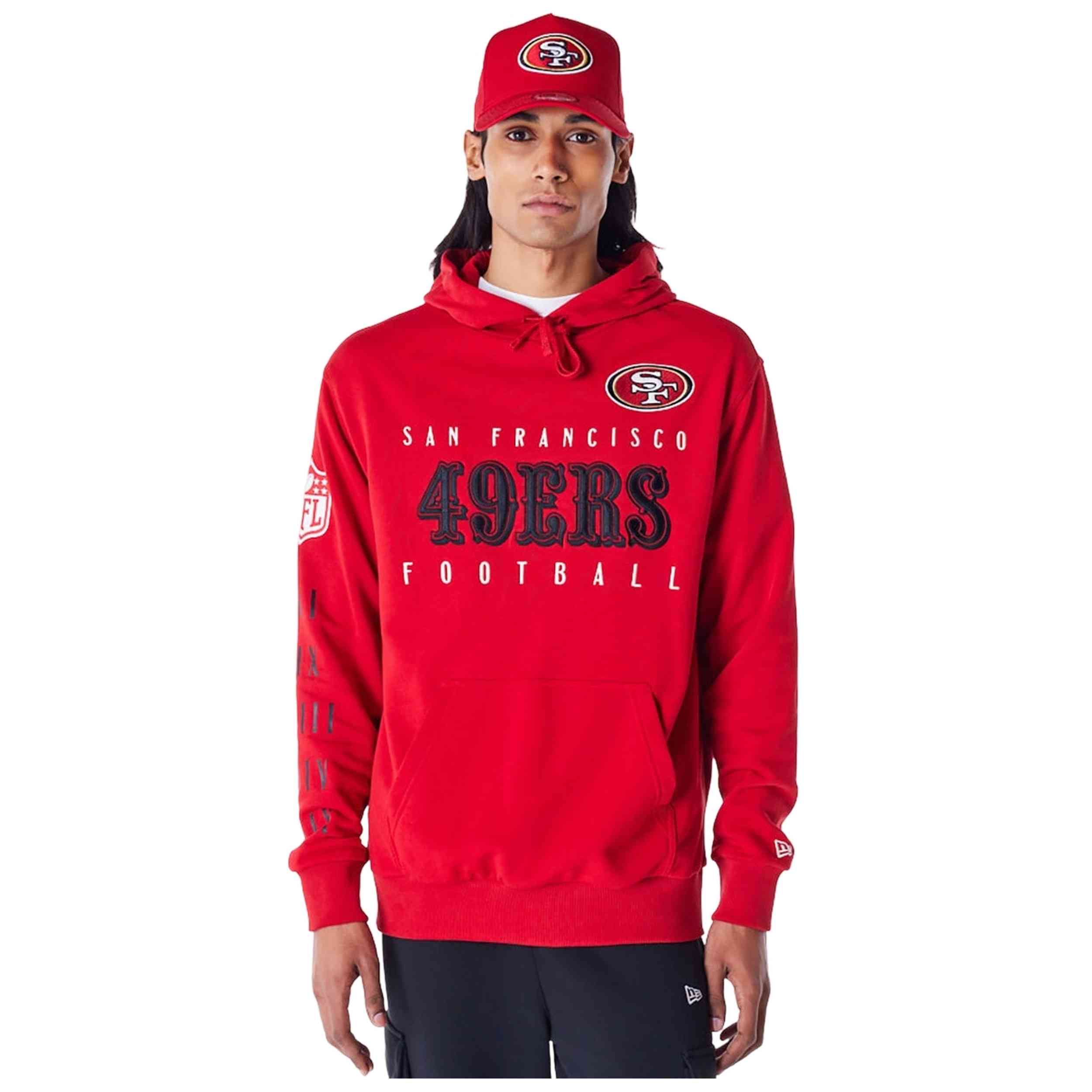 Sudadera Con Capucha New Era modelo 60564979-600 para Hombre en color Rojo