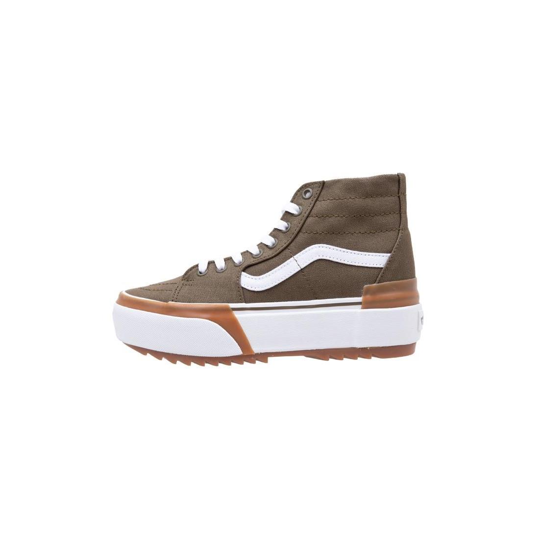 Vans UA SK8-Hi Tapered Stacked  DEPORTIVAS PLATAFORMA mujer Verde