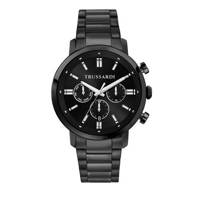 Trussardi Reloj Hombre Analogico Cuarzo con Correa de Acero inoxidable R2453147011