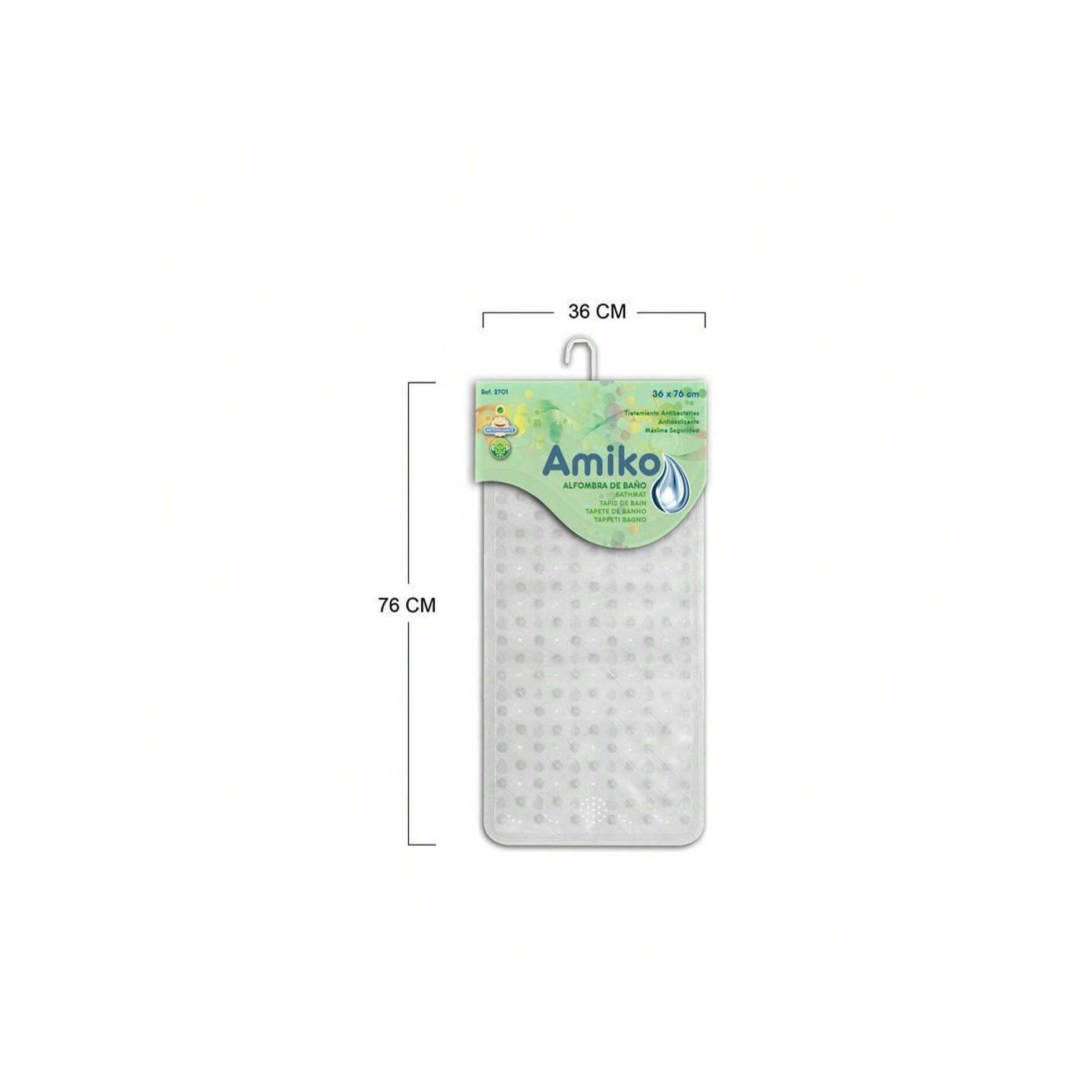 Alfombra Antideslizante de Baño | Tratamiento Antibacterias | Varios Tamaños (36×76 / 45×45 / 54×54 / 36×97 cm)