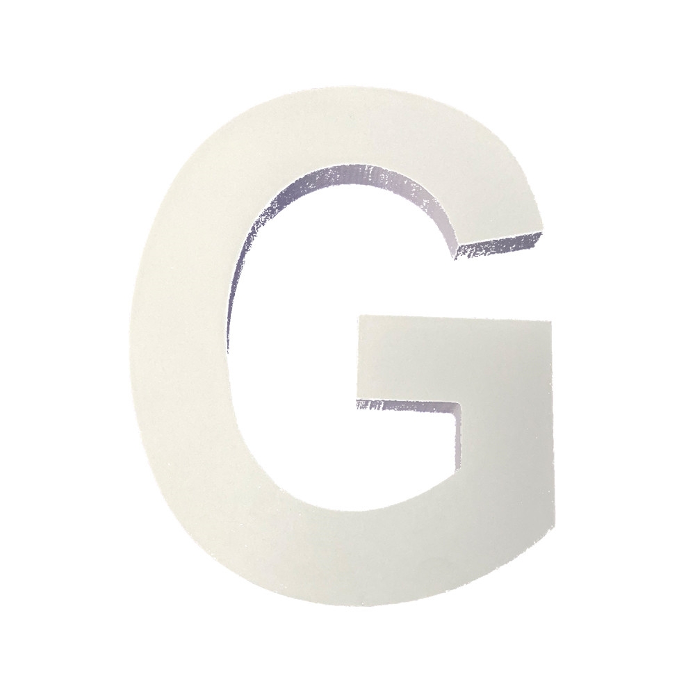 PlusHome Letras 15CM de Madera A-Z Mayúscula Decorativa Color Blanco