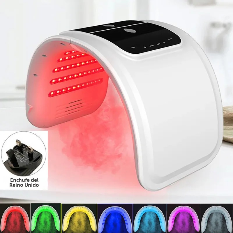 Máscara De Luz LED Para El Rostro 7 En 1 Dispositivo De SPA Facial Rejuvenecimiento De La Piel Máquina De Belleza Corporal Para El Cuidado De La Piel Vilnason GP001