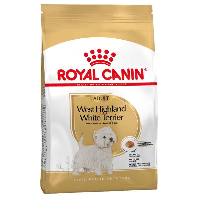 Royal Canin – Pienso para perros adultos Royal Canin West Highland White Terrier 1,5 Kg.