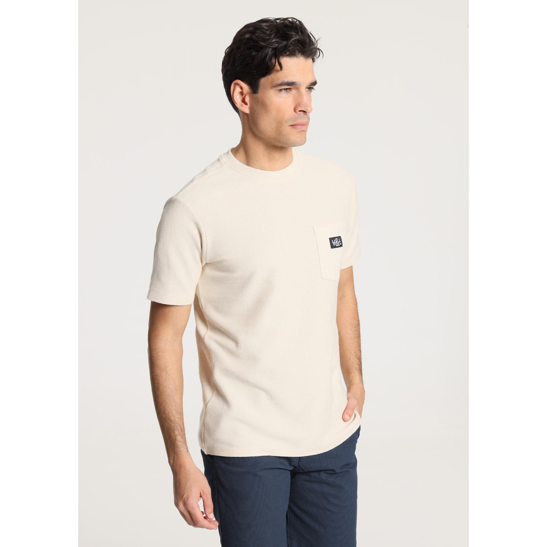 Victorio & Lucchino - Camiseta Jacquard Micro Olive