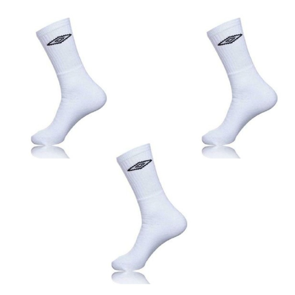 Pack de 3 Calcetines Deportivos para Hombre, TENX3 Blanco, Umbro
