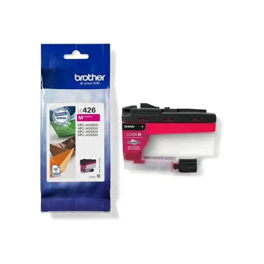 Brother - Cartucho de tinta LC426M Magenta 1500 páginas, original para impresoras Brother, compatible con modelos LC426 y MFC J series