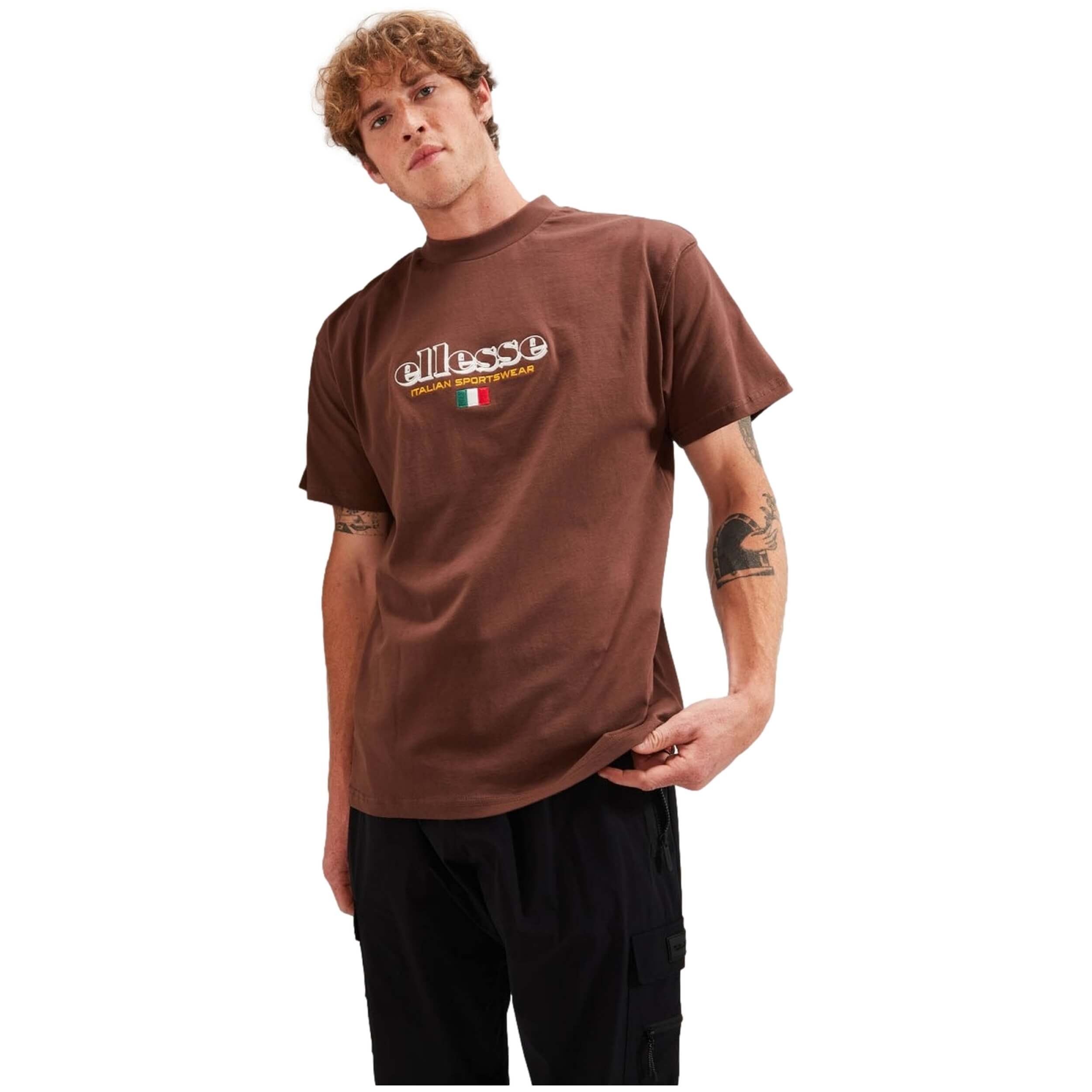 Camiseta Ellesse Vought Tee Dark Brown