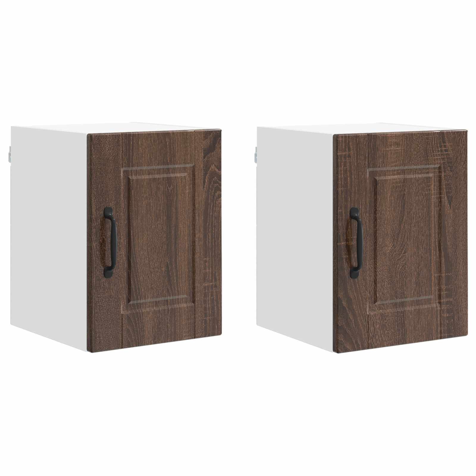 vidaXL Armario de Pared PORTO 2 uds. Madera de ingeniería 30 x 31 x 40 cm Multicolor