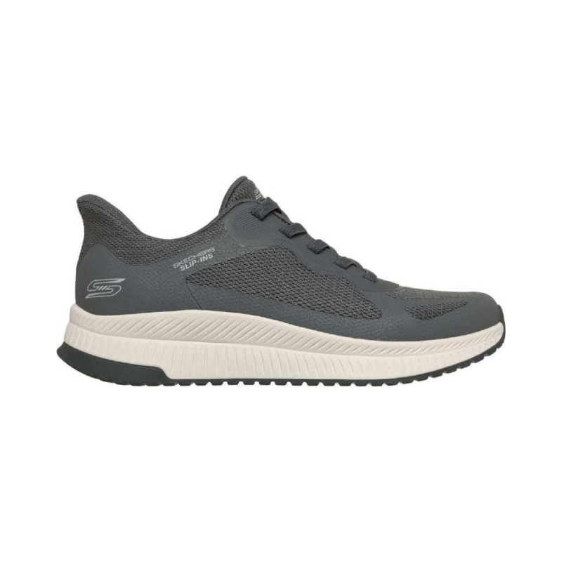 ZAPATILLA SKECHERS SLIP-INS: BOBS SPORT SQUAD CHAOS 4 GRIS Skechers