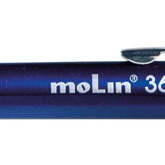 Molin PM360-12-05 - Pack de 12 portaminas, 0.5 mm