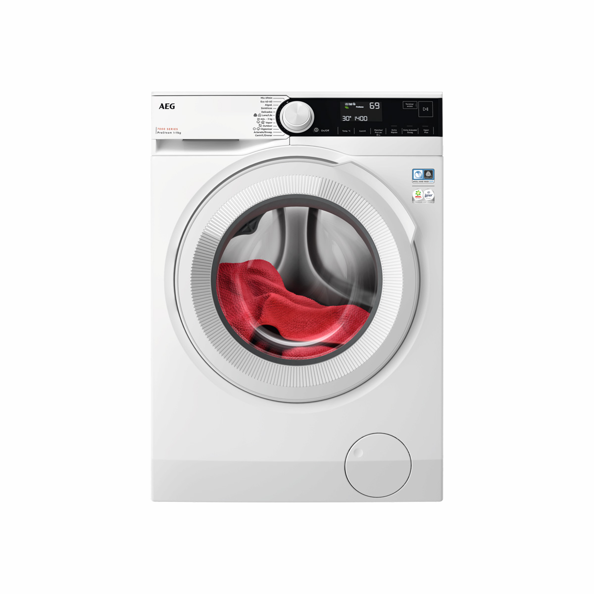 AEG - Lavadora de libre instalación Serie 7000 ProSteam de 11.0 kg - LFSR7304L2B
