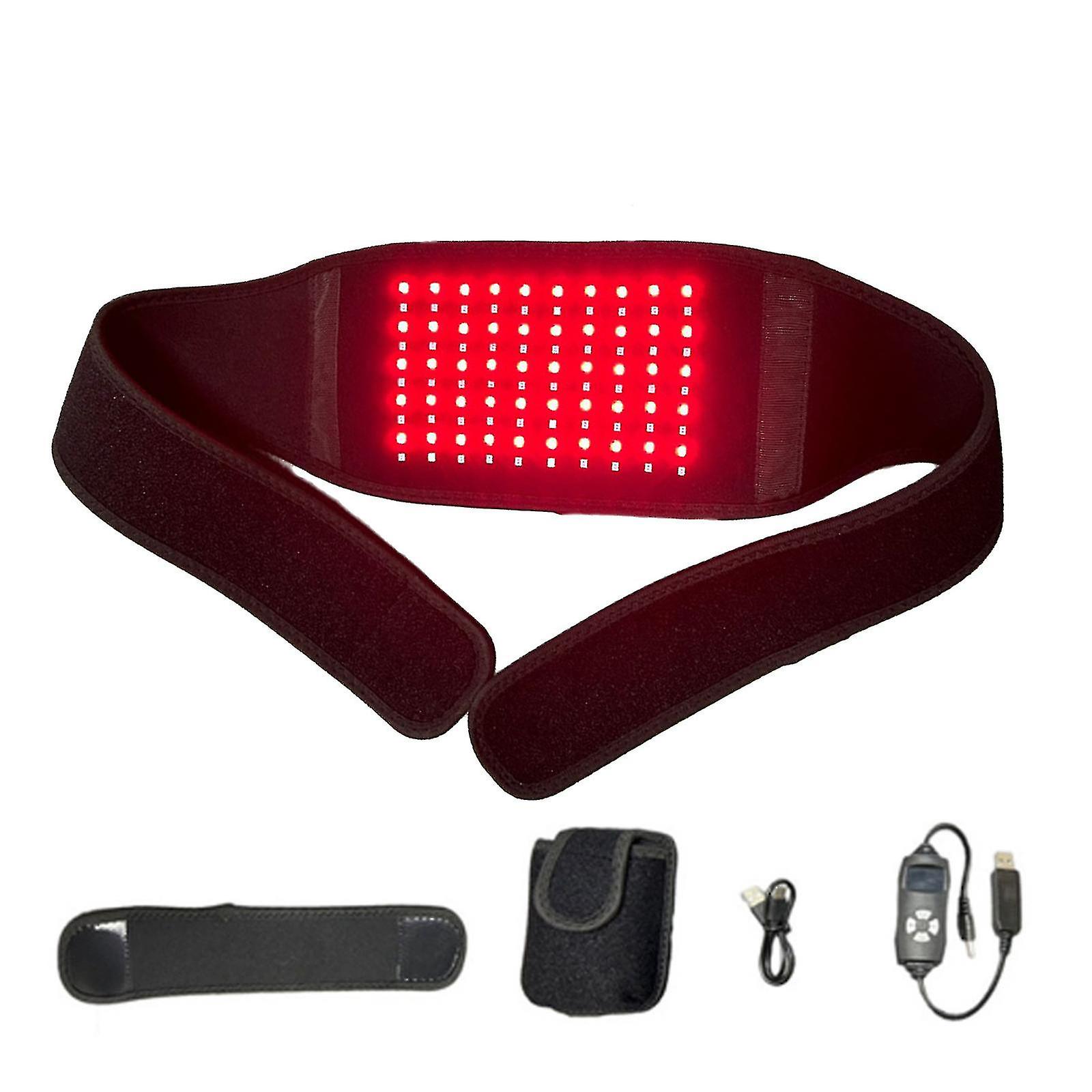 Luz Roja infrarrojos therapy cinturón masaje de la correa de la caldera protección para Alivio del color Ft